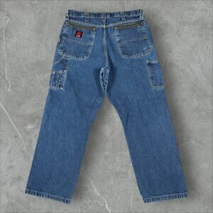 Wrangler Riggs Dura Shield Workwear Denim Size 34x34 Carpenter Jeans